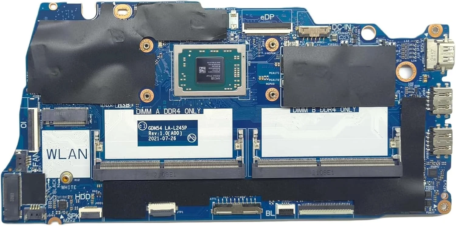 مادربرد جایگزین 00T4M1 0T4M1 برای لپ تاپ دل Inspiron 15 3515 مدل GDM54 LA-L245P، برد اصلی سیستم با پردازنده 3050U مادربرد جایگزین 00T4M1 0T4M1 برای لپ تاپ دل Inspiron 15 3515 مدل GDM54 LA-L245P، برد اصلی سیستم با پردازنده 3050U