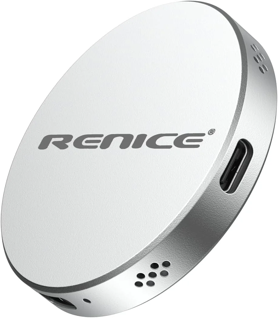 حافظه اس اس دی اکسترنال قابل حمل RENICE با ظرفیت 1 ترابایت، سرعت انتقال تا 2000 مگابایت بر ثانیه، USB3.2 Gen2X2 20Gbps، مصرف انرژی فوق العاده کم، سازگار با آیفون 15 پرو مکس ProRes، مک بوک، گوشی های اندروید و لپ تاپ