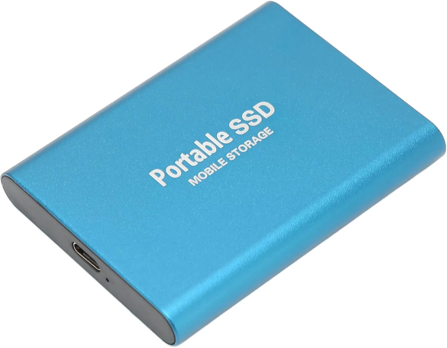 درایو حالت جامد قابل حمل اکسترنال USB3.1 سازگار با Win7 Win8 Win10 Linux برای IOS PC کامپیوتر لپ تاپ USB 3.1 USB-C درایو حالت جامد اکسترنال با کابل Type C (آبی 32 گیگابایت)