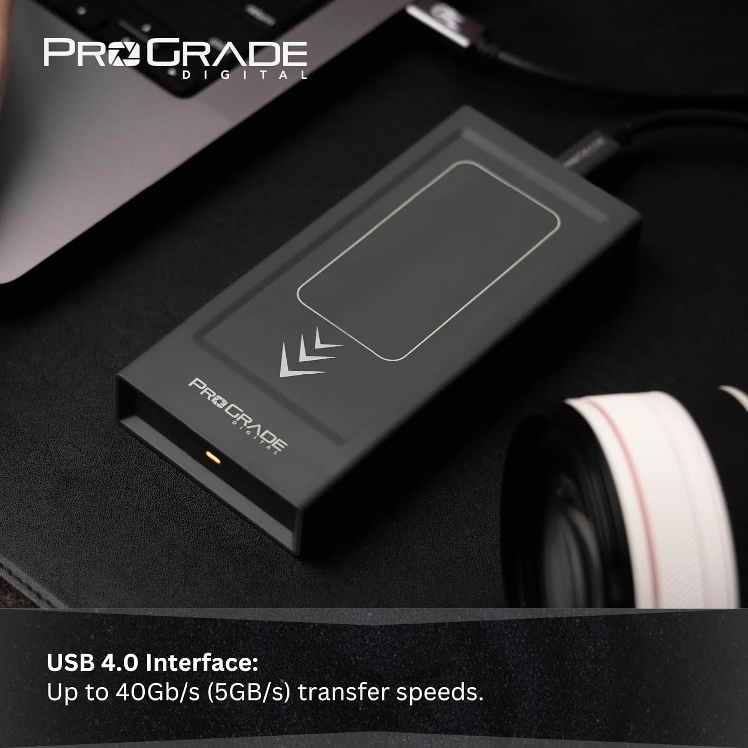 درایو SSD اکسترنال حرفه ای 8 ترابایتی v2 USB 4.0 با سرعت انتقال پایدار 2500 مگابایت بر ثانیه (PG10) از ProGrade Digital