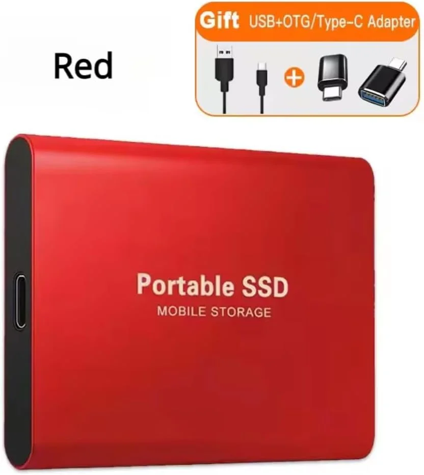 درایو SSD اکسترنال قابل حمل، ۱۶ ترابایت، USB 3.2 Type-C، سرعت خواندن ۱۰۵۰ مگابایت بر ثانیه، سازگار با PS5/PS4/کامپیوتر