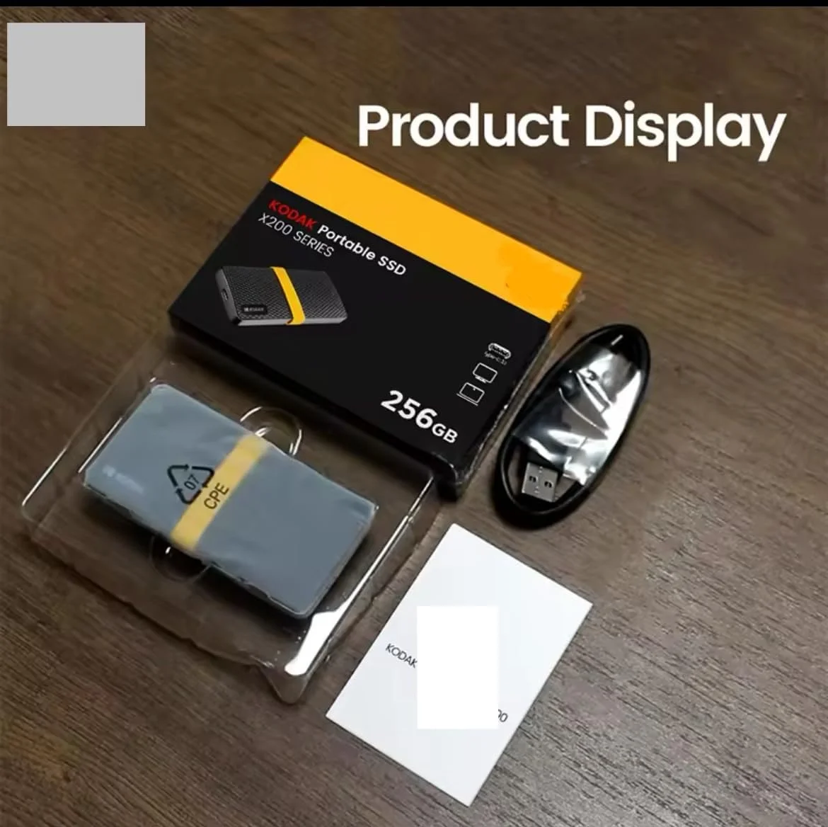 درایو حالت جامد قابل حمل 1 ترابایت هارد دیسک اکسترنال تایپ سی USB3.1 مینی HD درایو اکسترنال برای لپ تاپ، تلفن هوشمند، PS4، کامپیوتر