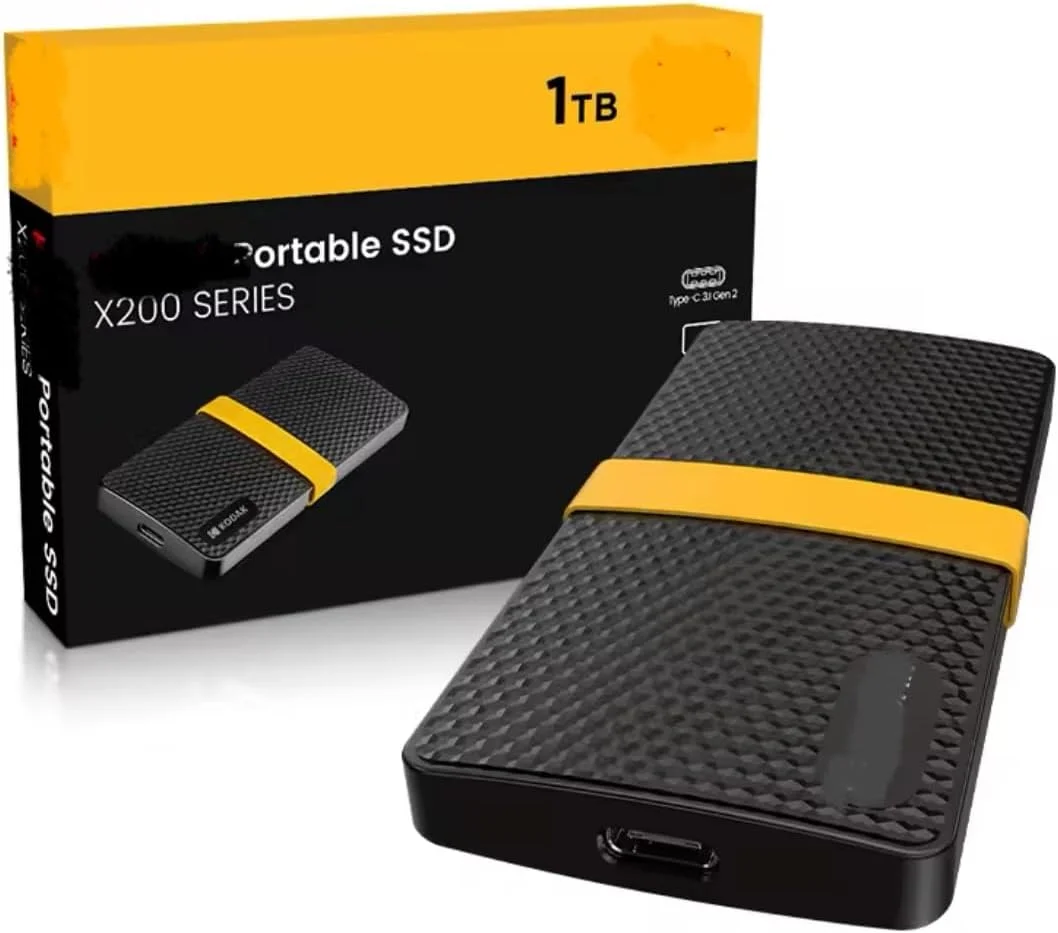 درایو حالت جامد قابل حمل 1 ترابایت هارد دیسک اکسترنال تایپ سی USB3.1 مینی HD درایو اکسترنال برای لپ تاپ، تلفن هوشمند، PS4، کامپیوتر