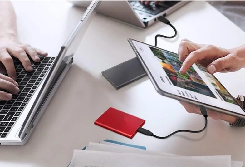 درایو SSD اکسترنال قابل حمل، ۱۶ ترابایت، USB 3.2 Type-C، سرعت خواندن ۱۰۵۰ مگابایت بر ثانیه، سازگار با PS5/PS4/کامپیوتر