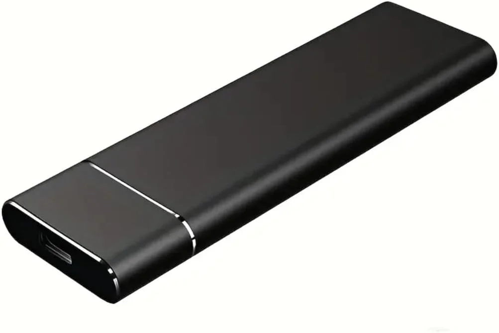 هارد اکسترنال SSD قابل حمل، M.2 NVME، USB Type-C، مشکی 4 ترابایت برای کامپیوتر، اندروید، لپ تاپ، موبایل و کامپیوترها
