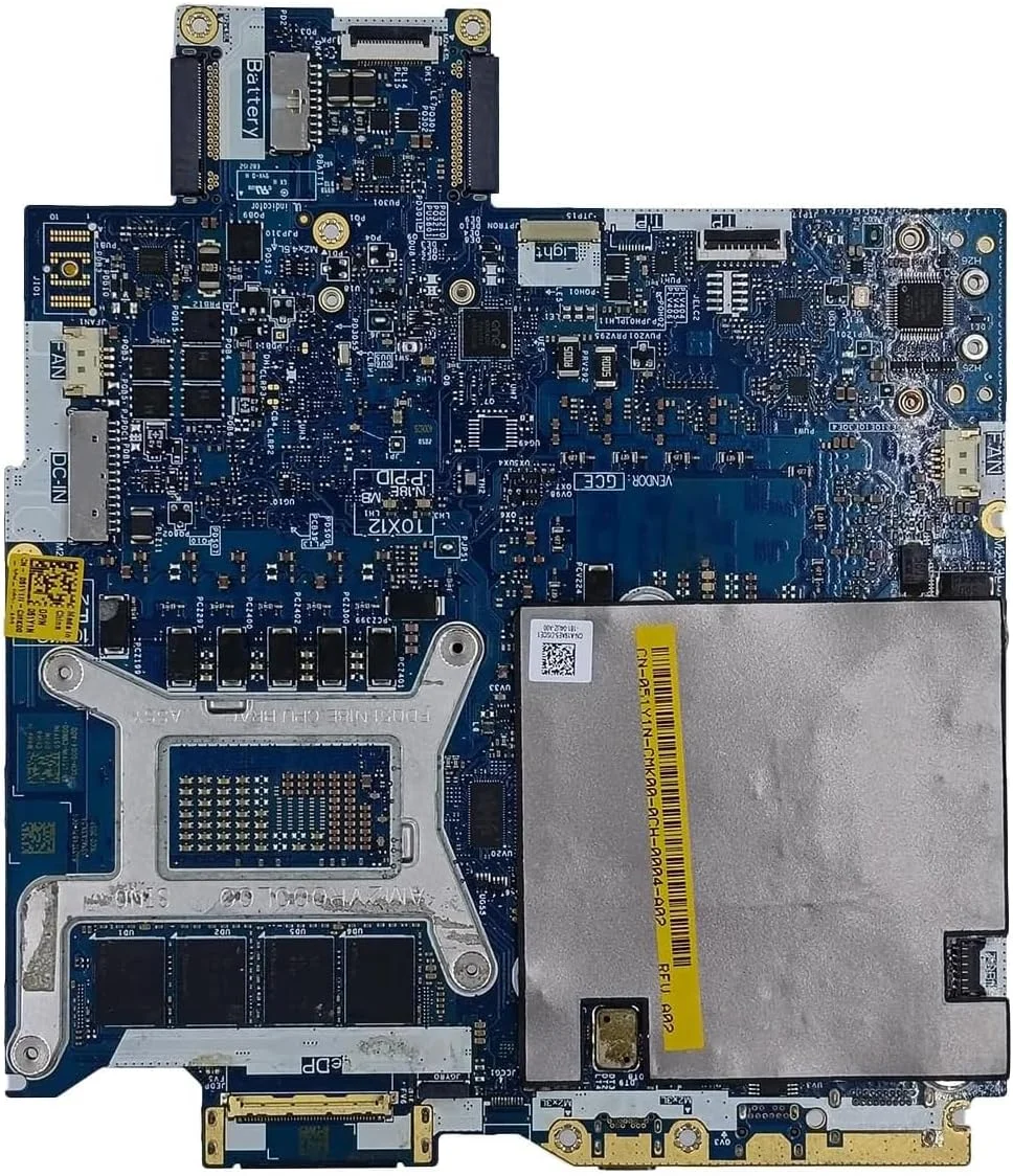 مادربرد جایگزین 051Y1N 51Y1N برای لپ تاپ های Dell Alienware M15 R4 و M17 R4 مدل LA-K741P، دارای پردازنده i9-10980HK، رم 32 گیگابایتی و کارت گرافیک RTX 3080 با 16 گیگابایت حافظه