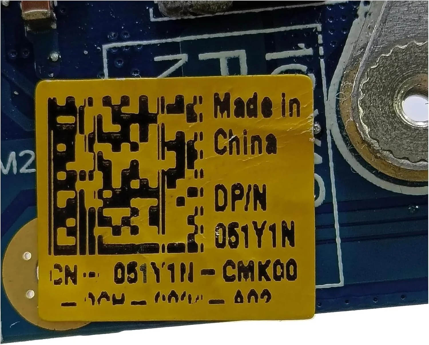 مادربرد جایگزین 051Y1N 51Y1N برای لپ تاپ های Dell Alienware M15 R4 و M17 R4 مدل LA-K741P، دارای پردازنده i9-10980HK، رم 32 گیگابایتی و کارت گرافیک RTX 3080 با 16 گیگابایت حافظه