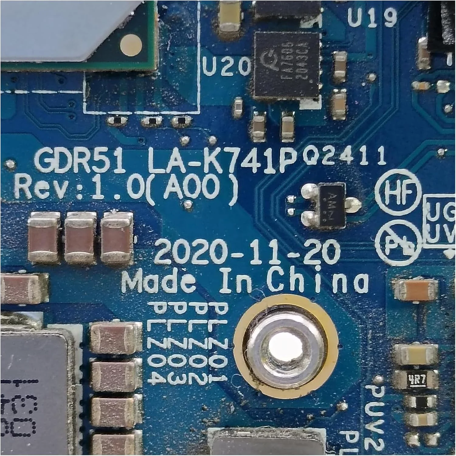 مادربرد جایگزین 051Y1N 51Y1N برای لپ تاپ های Dell Alienware M15 R4 و M17 R4 مدل LA-K741P، دارای پردازنده i9-10980HK، رم 32 گیگابایتی و کارت گرافیک RTX 3080 با 16 گیگابایت حافظه