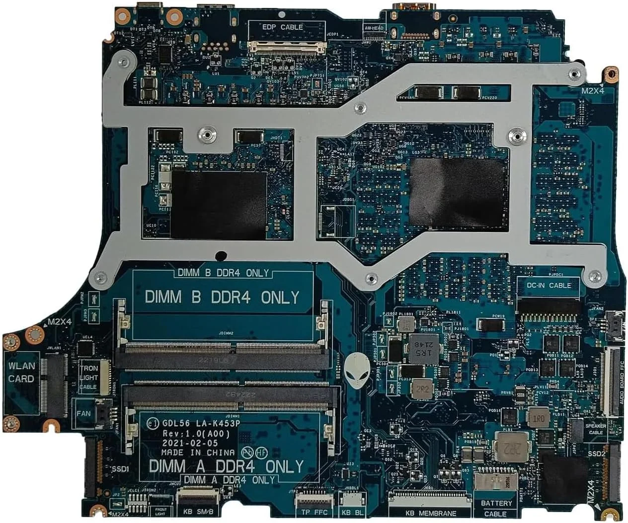 مادربرد جایگزین 0F8CRX F8CRX برای لپ تاپ Dell Alienware M15 R5 مدل GDL56 LA-K453P، پردازنده R7-5800H و کارت گرافیک RTX 3060 6GB مادربرد جایگزین 0F8CRX F8CRX برای لپ تاپ Dell Alienware M15 R5 مدل GDL56 LA-K453P، پردازنده R7-5800H و کارت گرافیک RTX 3060 6GB