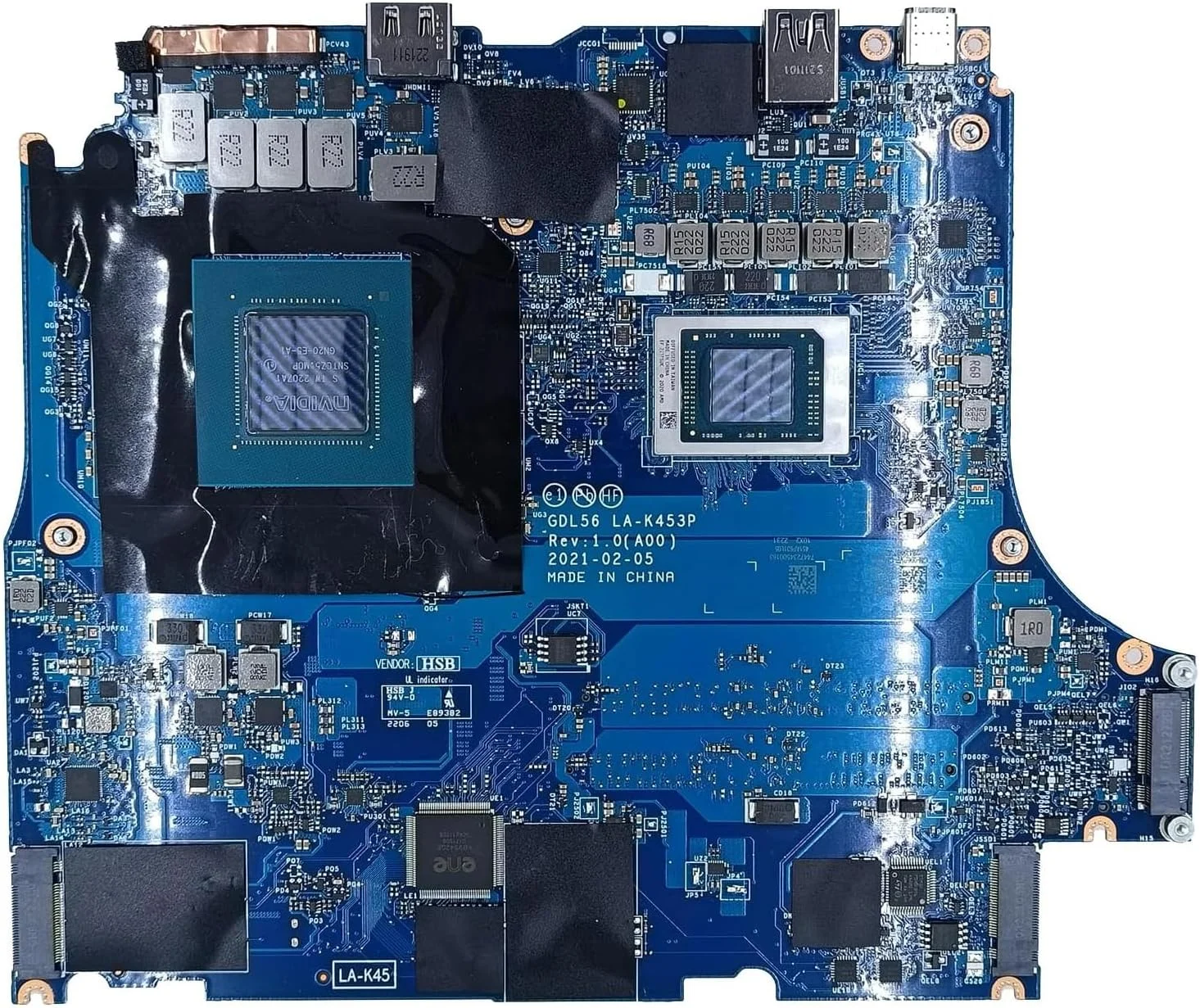 مادربرد جایگزین 006PVP 06PVP برای لپ تاپ Dell Alienware M15 R5 مدل GDL56 LA-K453P، پردازنده R7-5800H و کارت گرافیک RTX 3070 8GB مادربرد جایگزین 006PVP 06PVP برای لپ تاپ Dell Alienware M15 R5 مدل GDL56 LA-K453P، پردازنده R7-5800H و کارت گرافیک RTX 3070 8GB