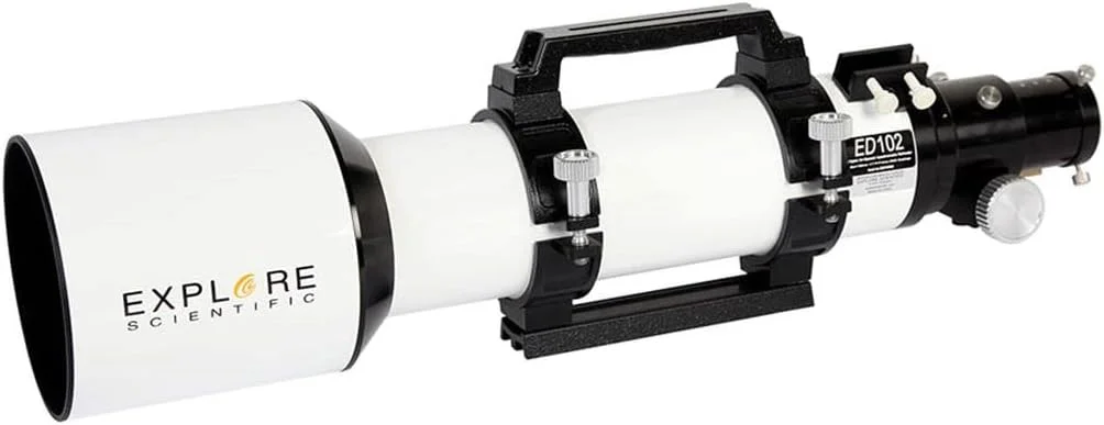 تلسکوپ شکستی آپوکروماتیک سه تایی با فاصله هوایی 102 میلی‌متری Explore Scientific f/7 ED