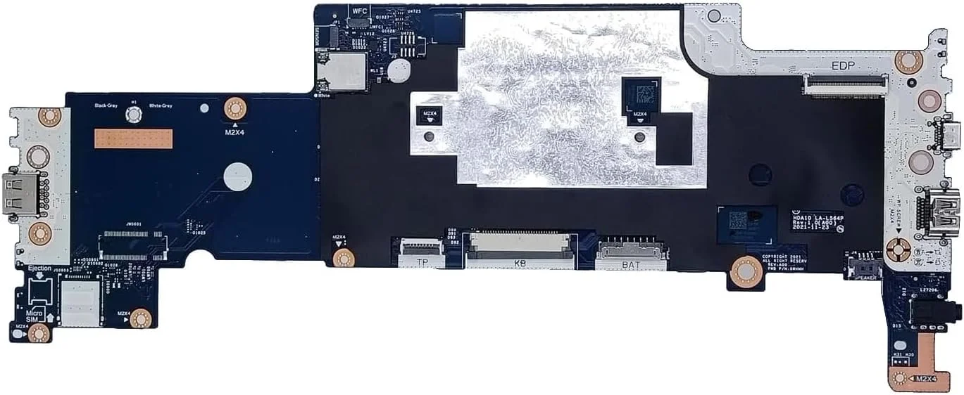 مادربرد جایگزین 0N4P1Y N4P1Y برای لپ تاپ Dell Chromebook 3110 2-in-1، مدل HDA10 LA-L564P، پردازنده Celeron N4500، رم 4 گیگابایت، حافظه 32 گیگابایت