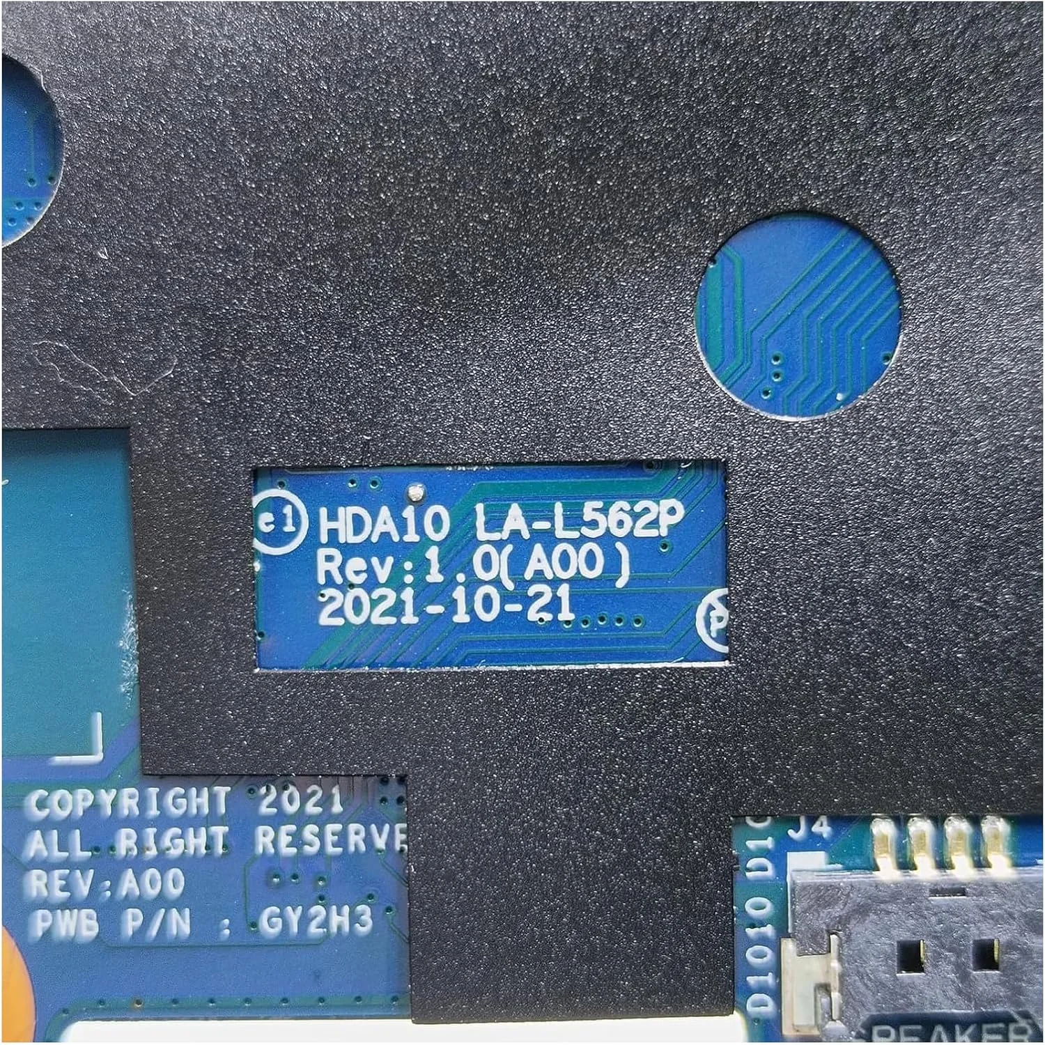 مادربرد جایگزین 0VGHC3 VGHC3 برای لپ تاپ دل Chromebook 3110 مدل LA-L562P، پردازنده Celeron N4500، رم 8 گیگابایت، حافظه 64 گیگابایت (توجه: مناسب برای CHROMEBOOK 3110 2-in-1 نیست) مادربرد جایگزین 0VGHC3 VGHC3 برای لپ تاپ دل Chromebook 3110 مدل LA-L562P، پردازنده Celeron N4500، رم 8 گیگابایت، حافظه 64 گیگابایت (توجه: مناسب برای CHROMEBOOK 3110 2-in-1 نیست)