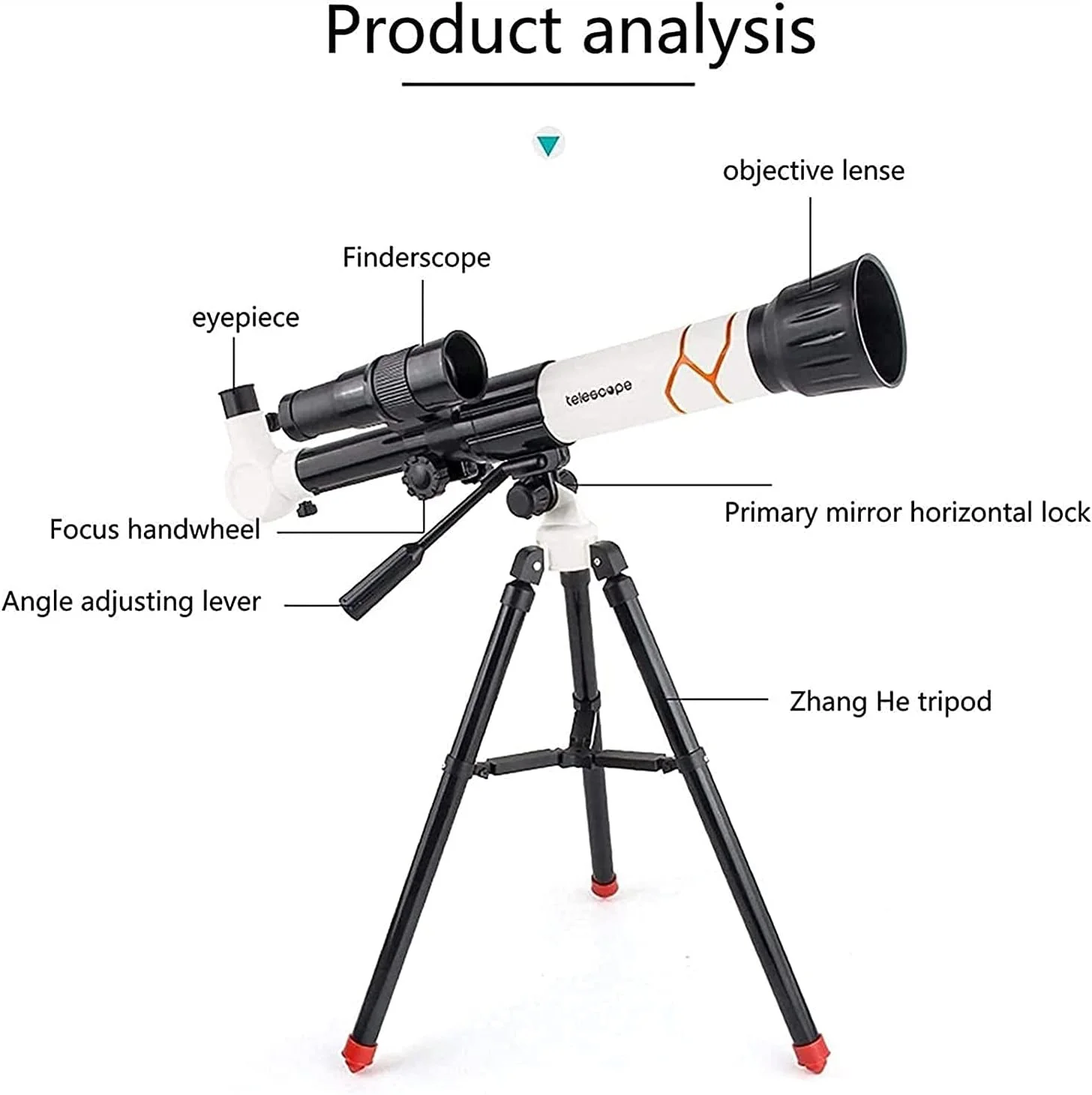 تلسکوپ فضایی منکسوری آموزشی 20-40 HD با پایه، مناسب کودکان، مبتدیان و نجوم تلسکوپ فضایی منکسوری آموزشی 20-40 HD با پایه، مناسب کودکان، مبتدیان و نجوم