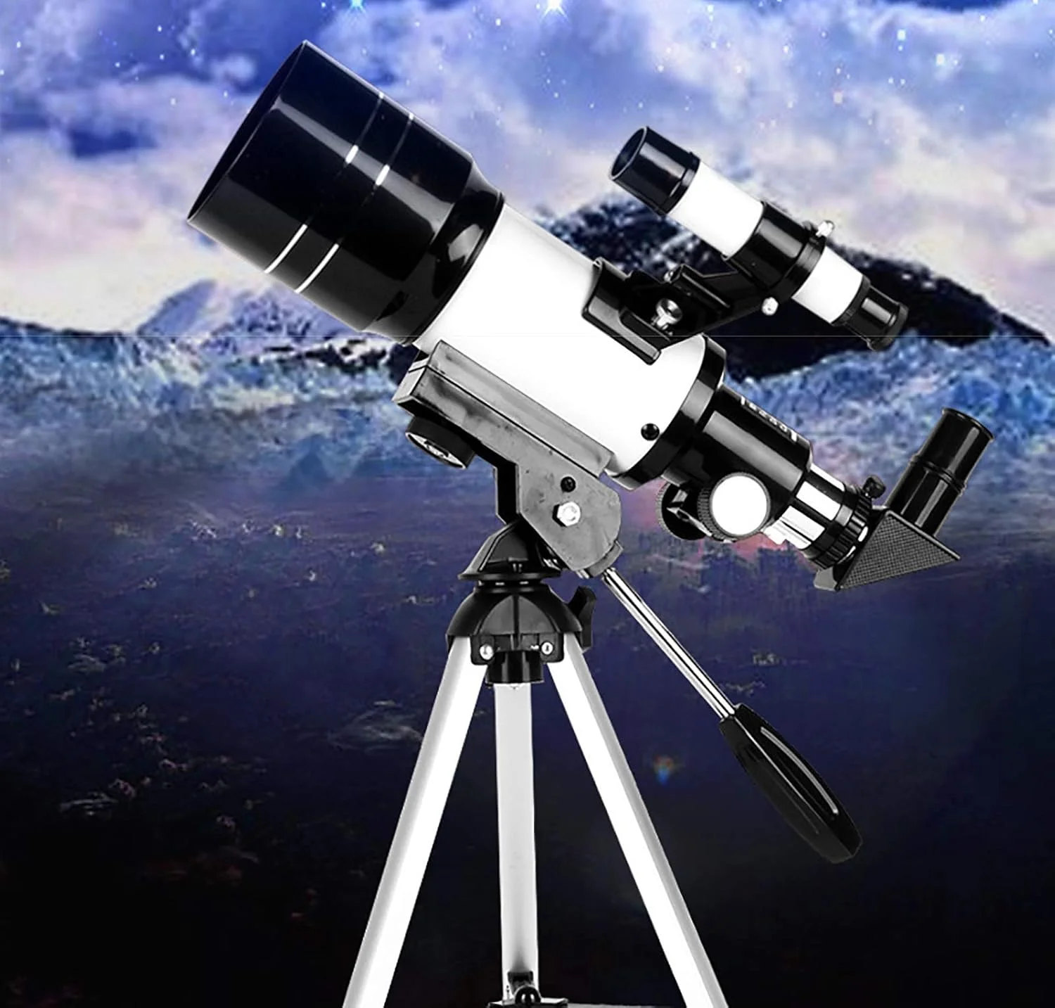 تلسکوپ مناسب برای نجوم، تلسکوپ نجومی مناسب، تلسکوپ شکستی نجومی 70 میلی‌متری HD، تک‌چشمی مناسب