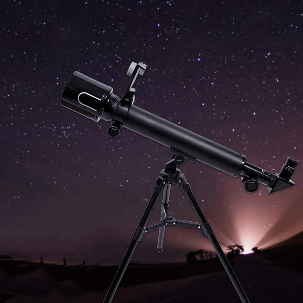 تلسکوپ مناسب برای بزرگسالان و مبتدیان، دهانه 50 میلی‌متری، 600 میلی‌متری AZ شکست نجومی تلسکوپ مناسب، لنز منشوری BAK4 تلسکوپ مناسب برای نجوم
