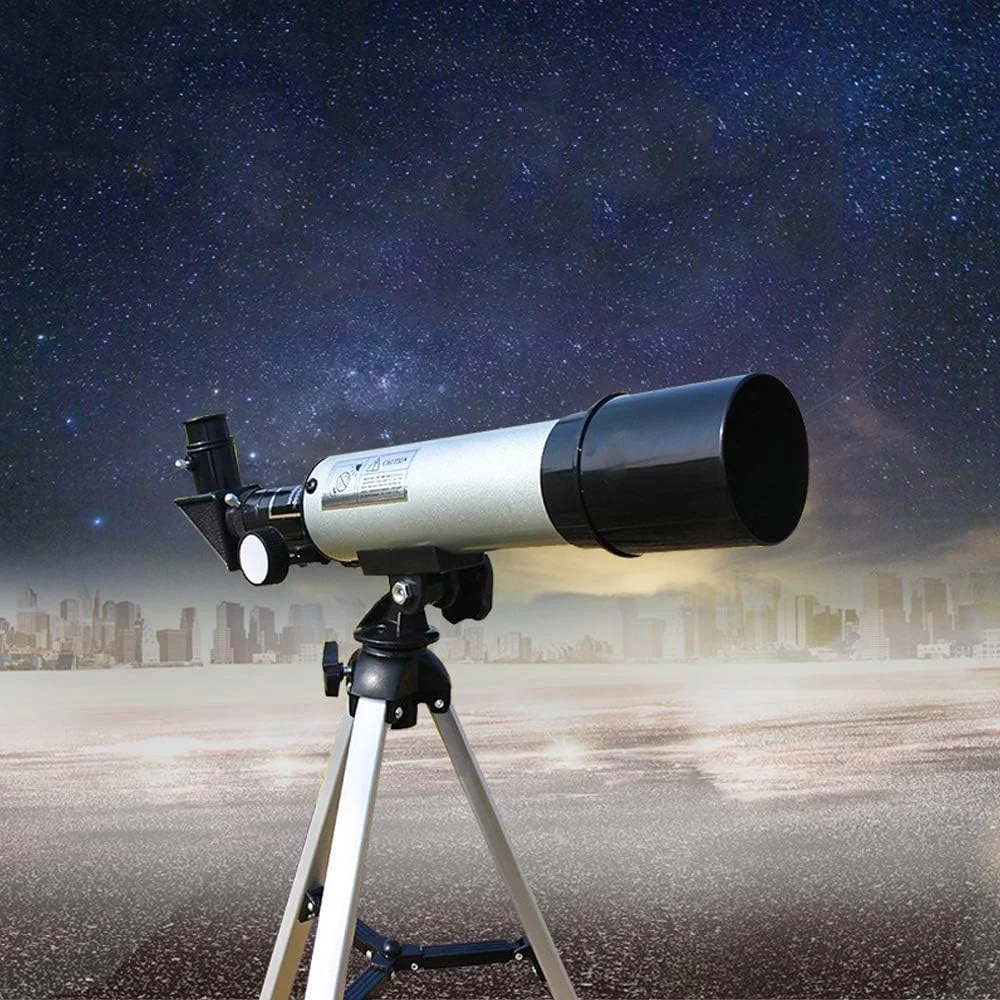تلسکوپ مناسب برای بزرگسالان و مبتدیان، دهانه 50 میلیمتری، 360 میلیمتری AZ شکست نور نجومی، لنز منشور BAK4 مناسب برای نجوم تلسکوپ مناسب برای بزرگسالان و مبتدیان، دهانه 50 میلیمتری، 360 میلیمتری AZ شکست نور نجومی، لنز منشور BAK4 مناسب برای نجوم