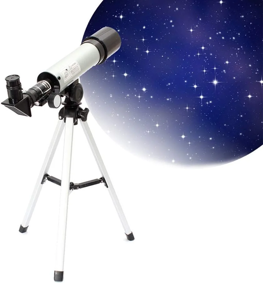 تلسکوپ با دهانه 50 میلی‌متری و فاصله کانونی 360 میلی‌متری، منشور BAK4 و مقر AZ