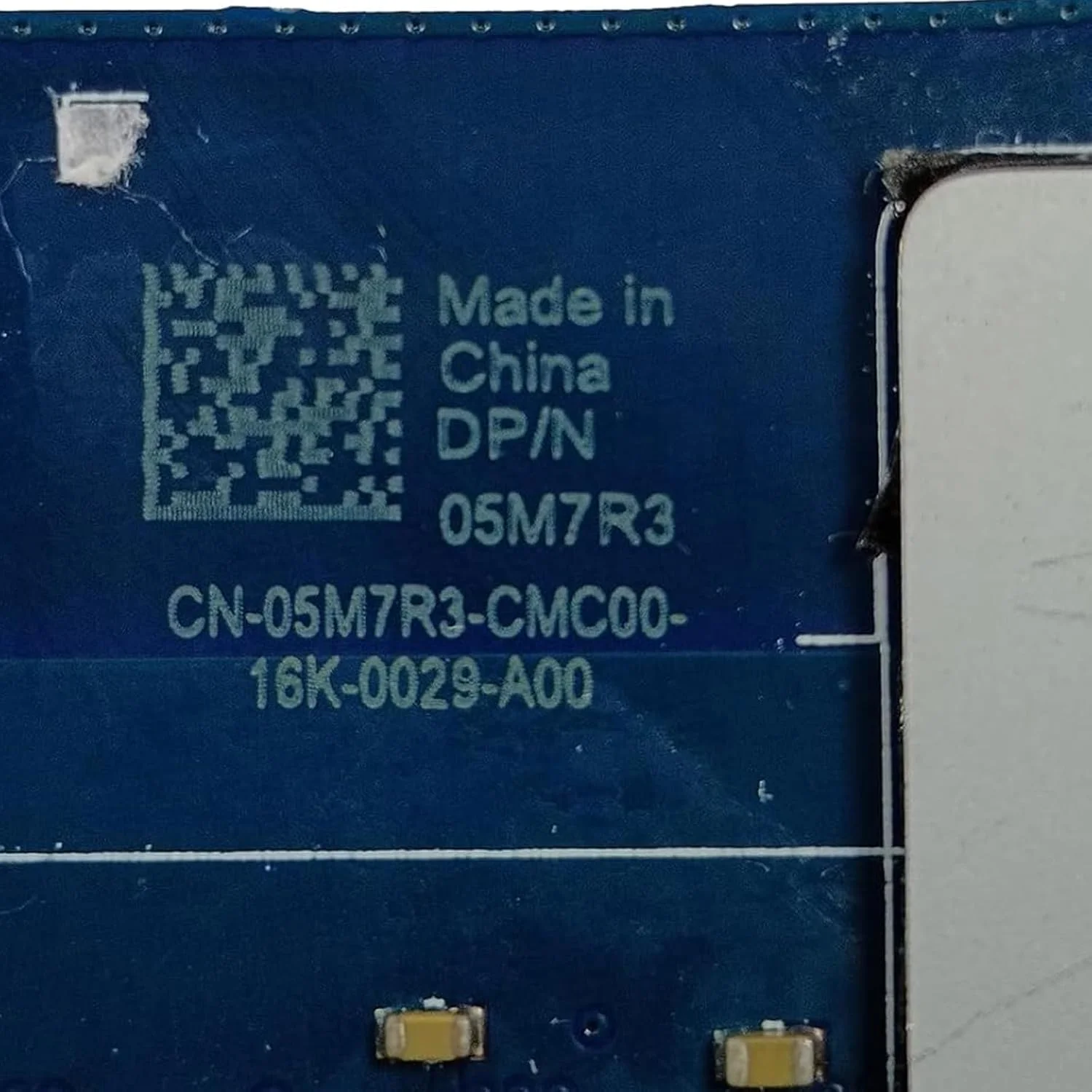 مادربرد جایگزین 05M7R3 5M7R3 برای لپ تاپ De ll Alienware M15 R5 مدل GDL5L LA-K454P، دارای پردازنده R7-5800H و کارت گرافیک RTX 3050 Ti با حافظه 4 گیگابایت، بدون رابط اتصال کیبورد مادربرد جایگزین 05M7R3 5M7R3 برای لپ تاپ De ll Alienware M15 R5 مدل GDL5L LA-K454P، دارای پردازنده R7-5800H و کارت گرافیک RTX 3050 Ti با حافظه 4 گیگابایت، بدون رابط اتصال کیبورد