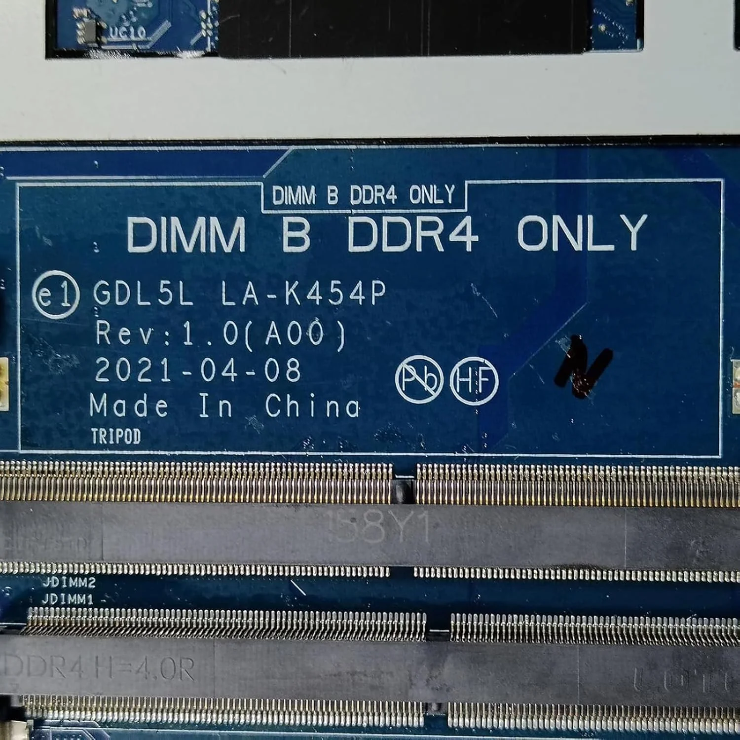 مادربرد جایگزین 05M7R3 5M7R3 برای لپ تاپ De ll Alienware M15 R5 مدل GDL5L LA-K454P، دارای پردازنده R7-5800H و کارت گرافیک RTX 3050 Ti با حافظه 4 گیگابایت، بدون رابط اتصال کیبورد مادربرد جایگزین 05M7R3 5M7R3 برای لپ تاپ De ll Alienware M15 R5 مدل GDL5L LA-K454P، دارای پردازنده R7-5800H و کارت گرافیک RTX 3050 Ti با حافظه 4 گیگابایت، بدون رابط اتصال کیبورد