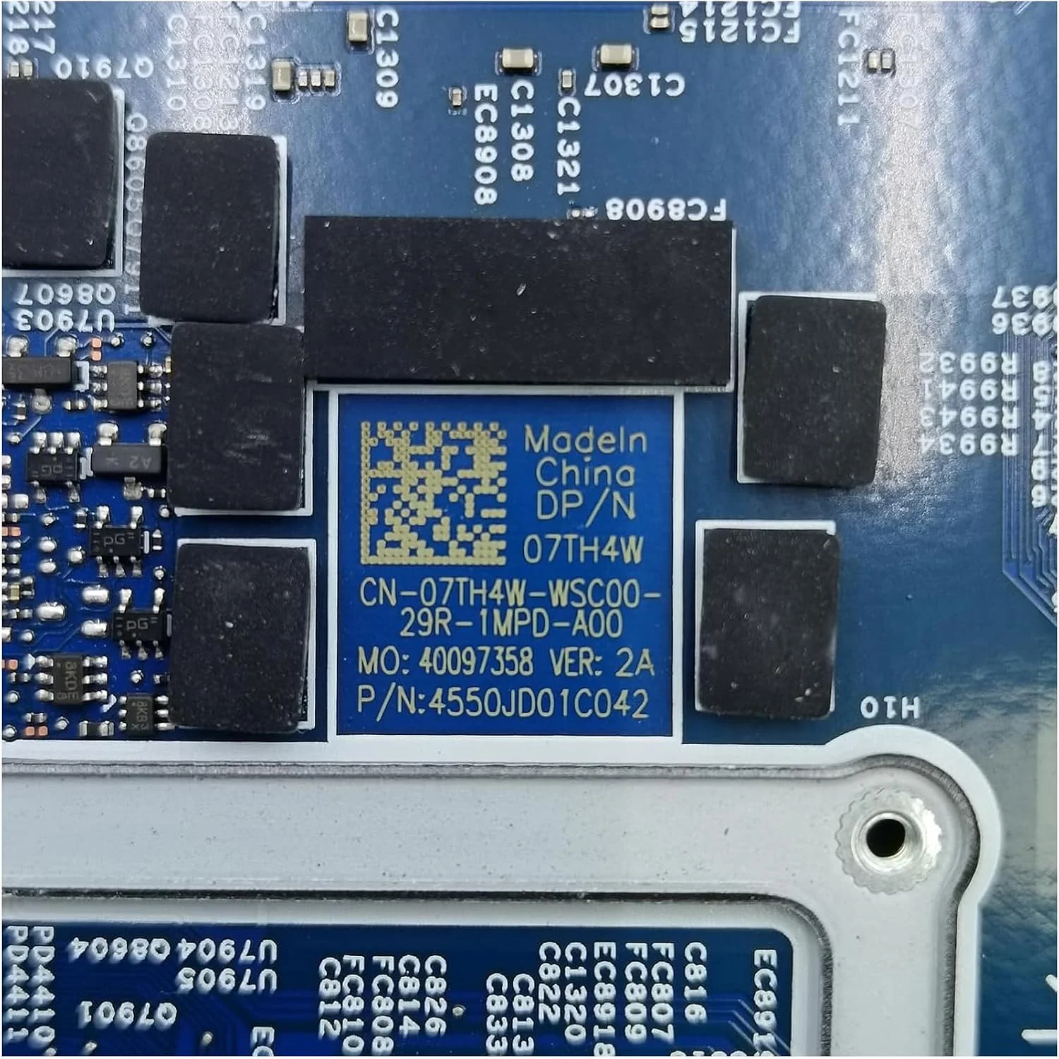 مادربرد جایگزین 07TH4W 7TH4W برای لپ تاپ Dell Precision 5760 مدل 19876-2، برد اصلی سیستم با پردازنده W-11955M و کارت گرافیک RTX A3000 6GB مادربرد جایگزین 07TH4W 7TH4W برای لپ تاپ Dell Precision 5760 مدل 19876-2، برد اصلی سیستم با پردازنده W-11955M و کارت گرافیک RTX A3000 6GB