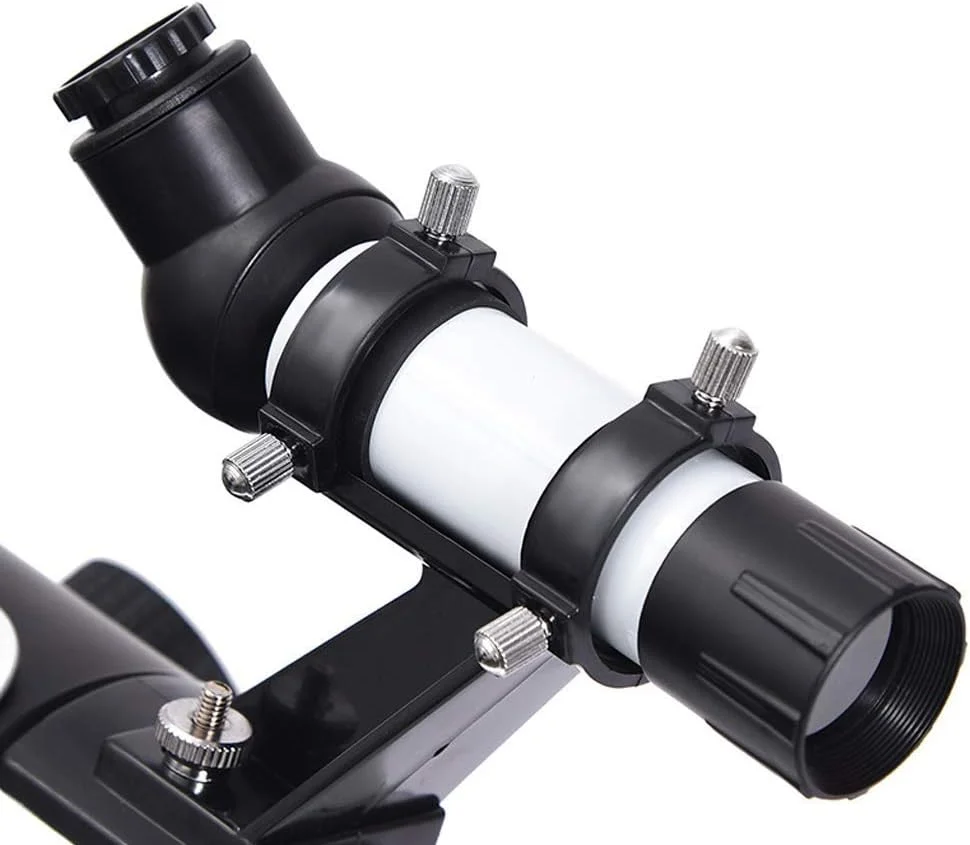 تلسکوپ مناسب برای بزرگسالان و مبتدیان، دهانه 60 میلی‌متری، 700 میلی‌متری AZ، تلسکوپ شکستنی نجومی جمع و جور مناسب با آداپتور تلفن هوشمند و سه پایه BAK4 Pris