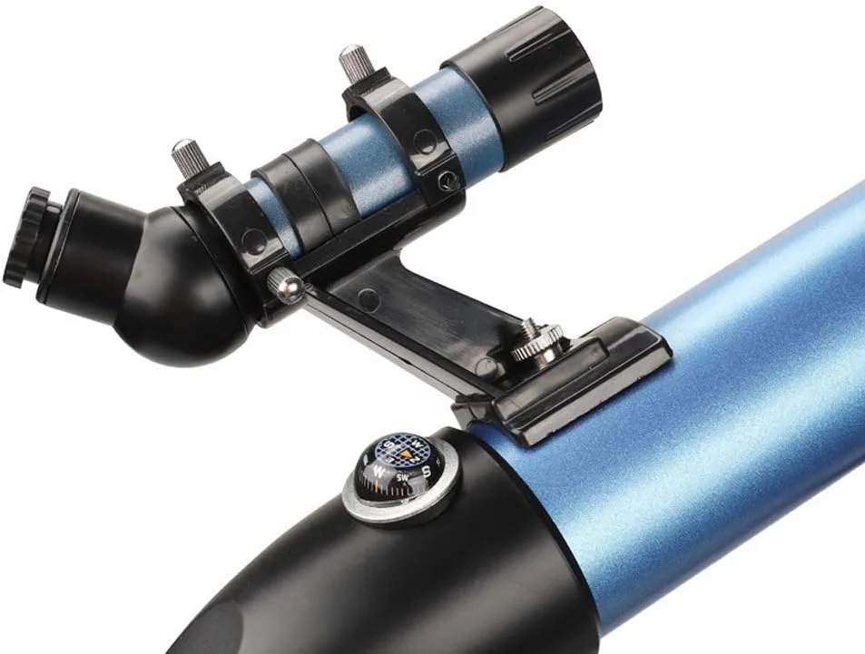 تلسکوپ با کاربری آسان، دهانه 50 میلی‌متری، تلسکوپ شکستنی نجومی 600 میلی‌متری، تلسکوپ با کاربری آسان با چرخش کامل چشمی، مناسب برای نجوم با تلفن هوشمند