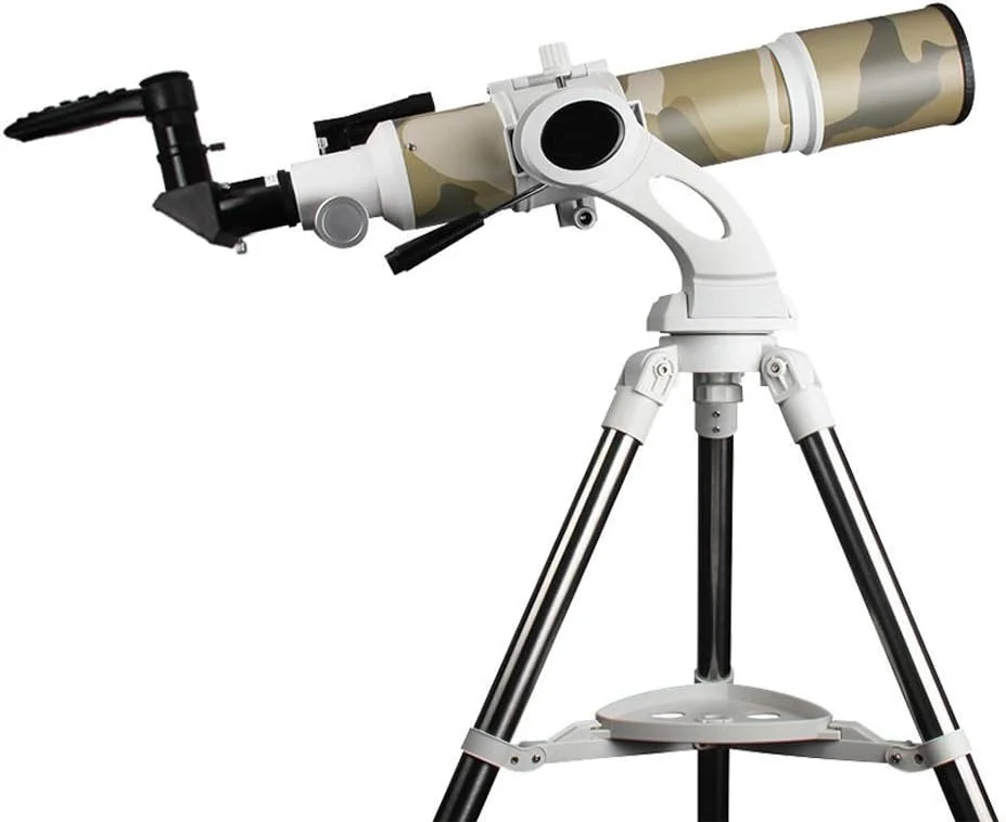 تلسکوپ مبتدی، لوازم جانبی مناسب با پایه تلفن و سه پایه قابل تنظیم AZ شکست نجومی تلسکوپ همراه مناسب برای مشاهده