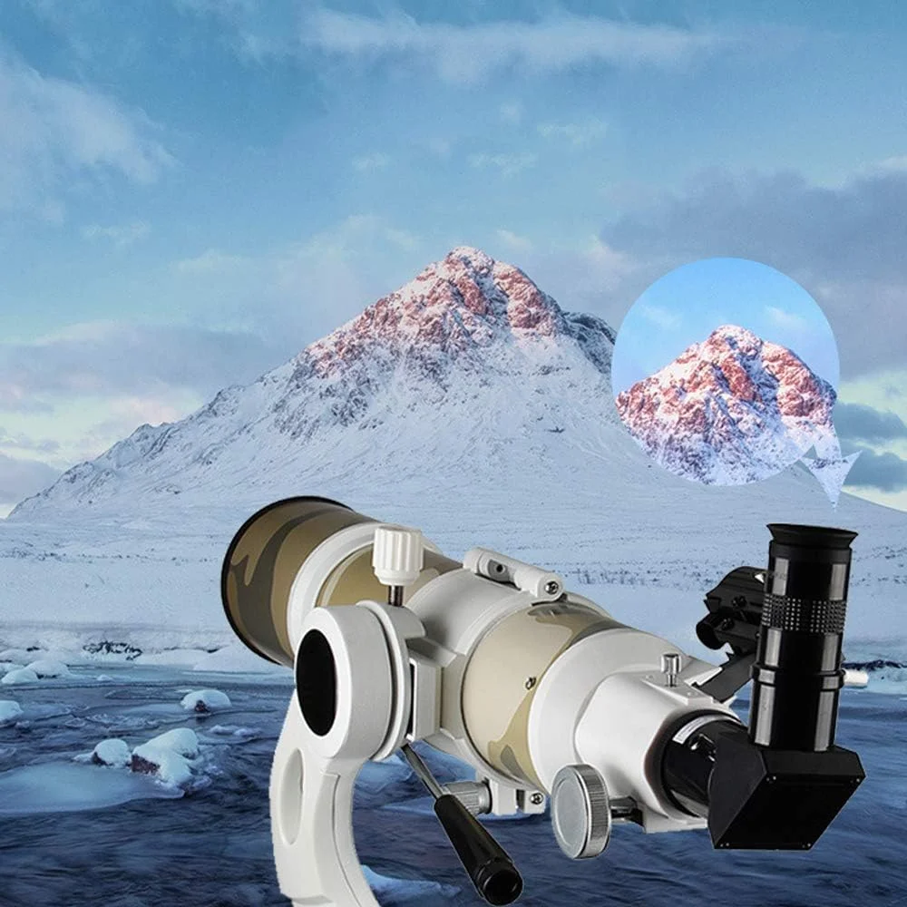 تلسکوپ مبتدی، لوازم جانبی مناسب با پایه تلفن و سه پایه قابل تنظیم AZ شکست نجومی تلسکوپ همراه مناسب برای مشاهده