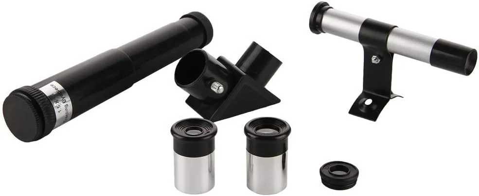 تلسکوپ بازتابی مناسب، ایده آل برای افراد مبتدی، تلسکوپ انکساری قابل حمل و مناسب با سه پایه، هدیه عالی نجومی برای کاوش در ماه و سیارات