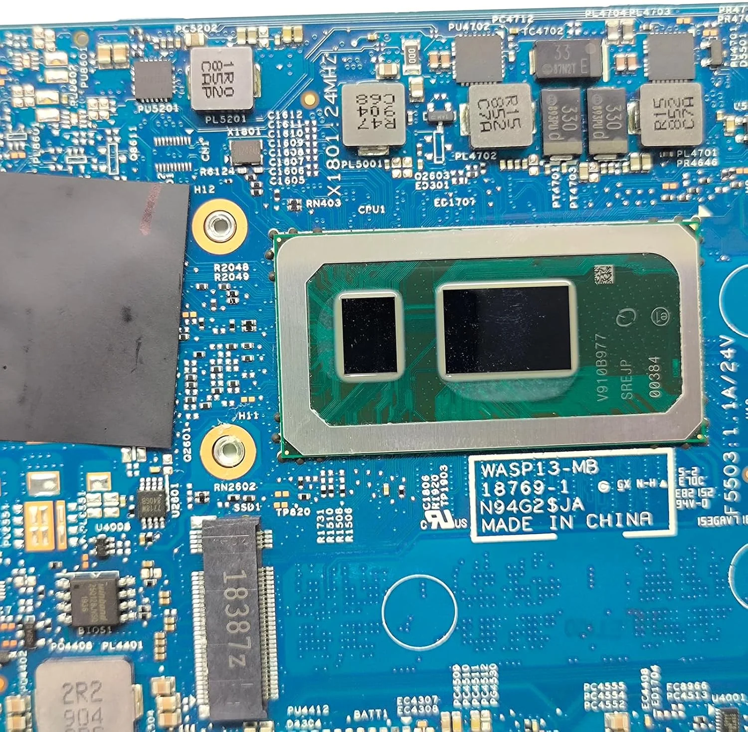 مادربرد جایگزین لپ تاپ WASP13-MB 18769-1 برای Dell Inspiron 5390، برد اصلی سیستم با پردازنده i7-8565U و 16 گیگابایت رم، شماره قطعه 0H6017 H6017 مادربرد جایگزین لپ تاپ WASP13-MB 18769-1 برای Dell Inspiron 5390، برد اصلی سیستم با پردازنده i7-8565U و 16 گیگابایت رم، شماره قطعه 0H6017 H6017