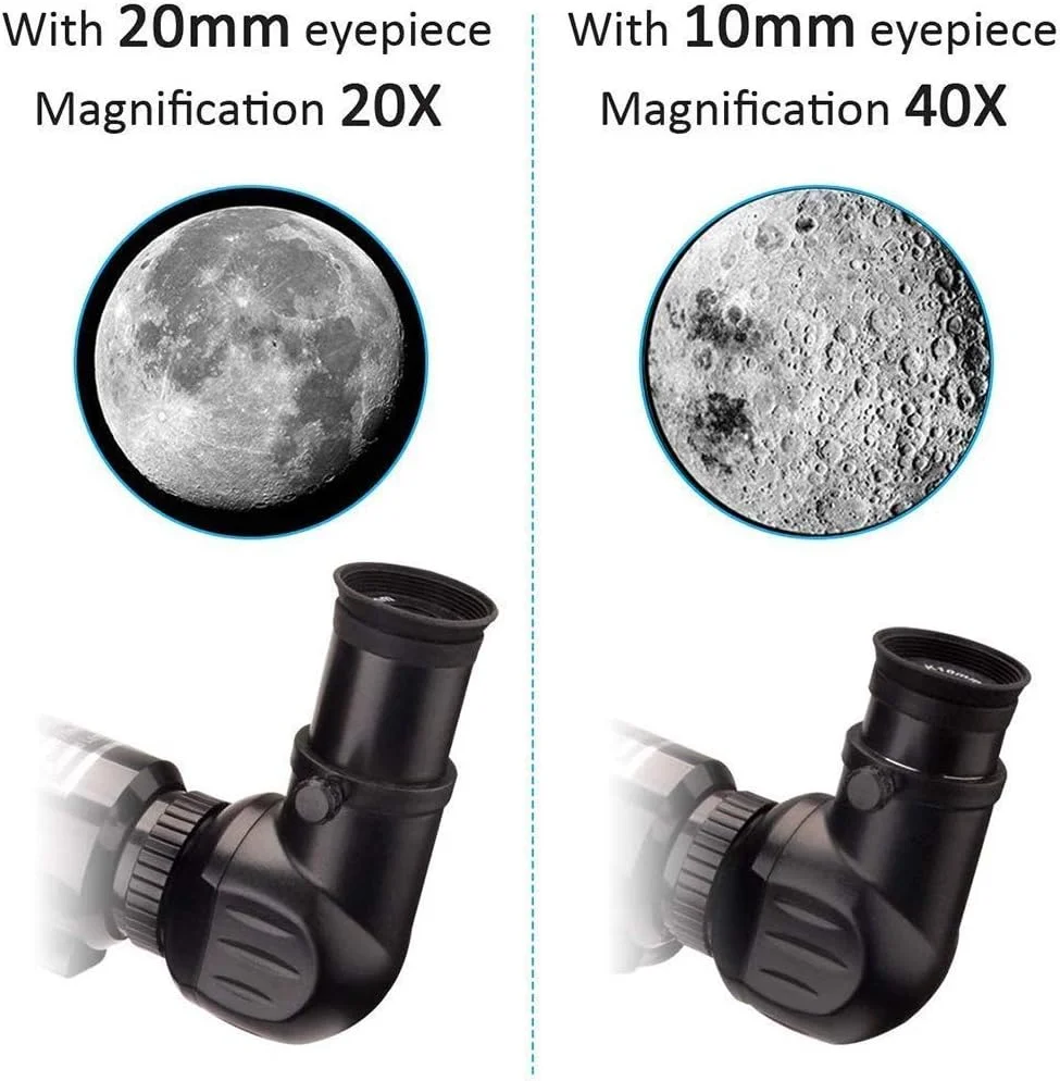 تلسکوپ کودکان برای مبتدیان نجوم، تلسکوپ مسافرتی شکستی قابل حمل 70 میلی‌متری برای کمپینگ - ایده آل برای کاوش فضا، ماه و ستارگان توسط کودکان