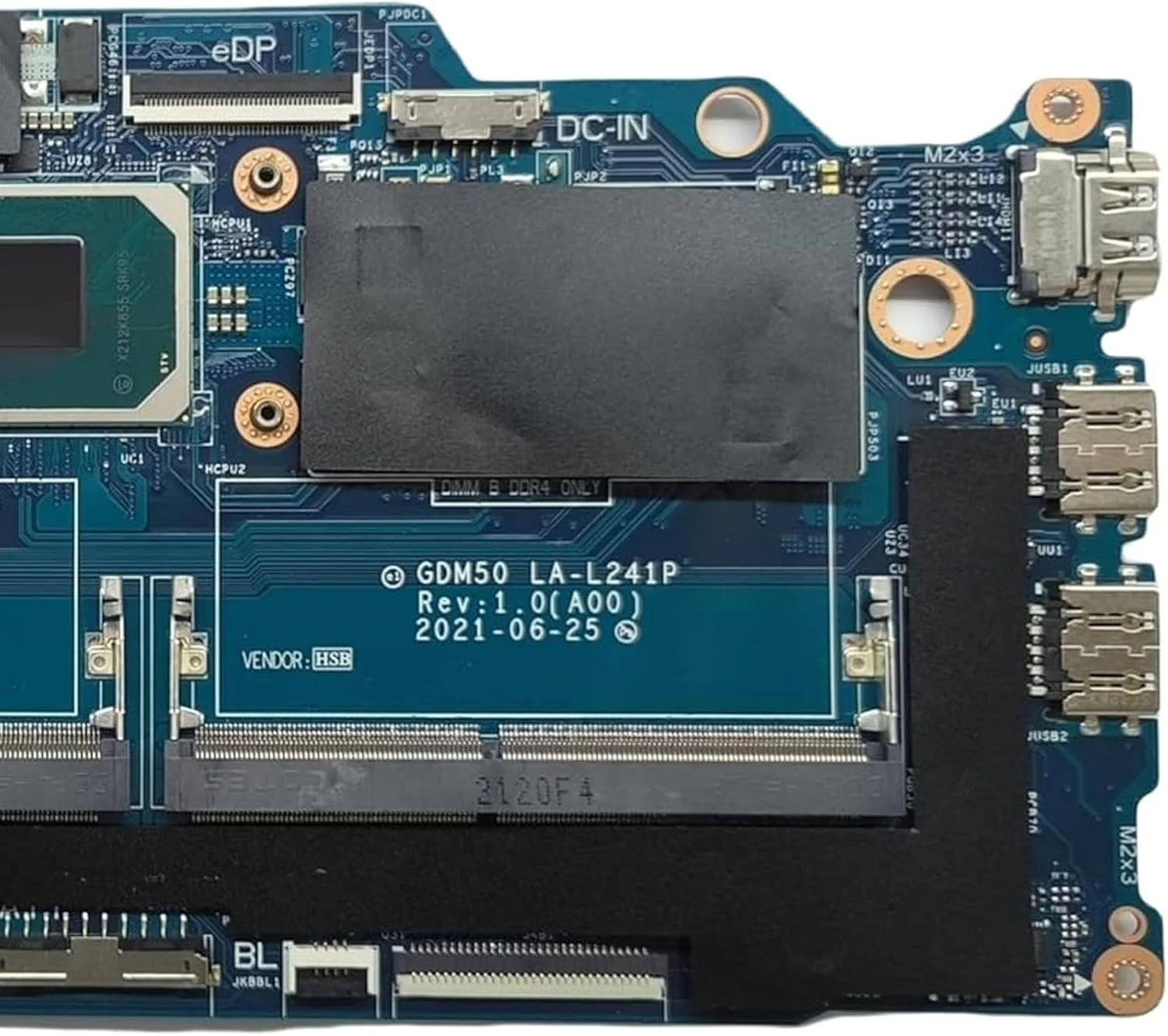 جایگزین مادربرد لپ تاپ دل Vostro 15 3510 مدل GDM50 LA-L241P، پردازنده i5-1135G7 جایگزین مادربرد لپ تاپ دل Vostro 15 3510 مدل GDM50 LA-L241P، پردازنده i5-1135G7