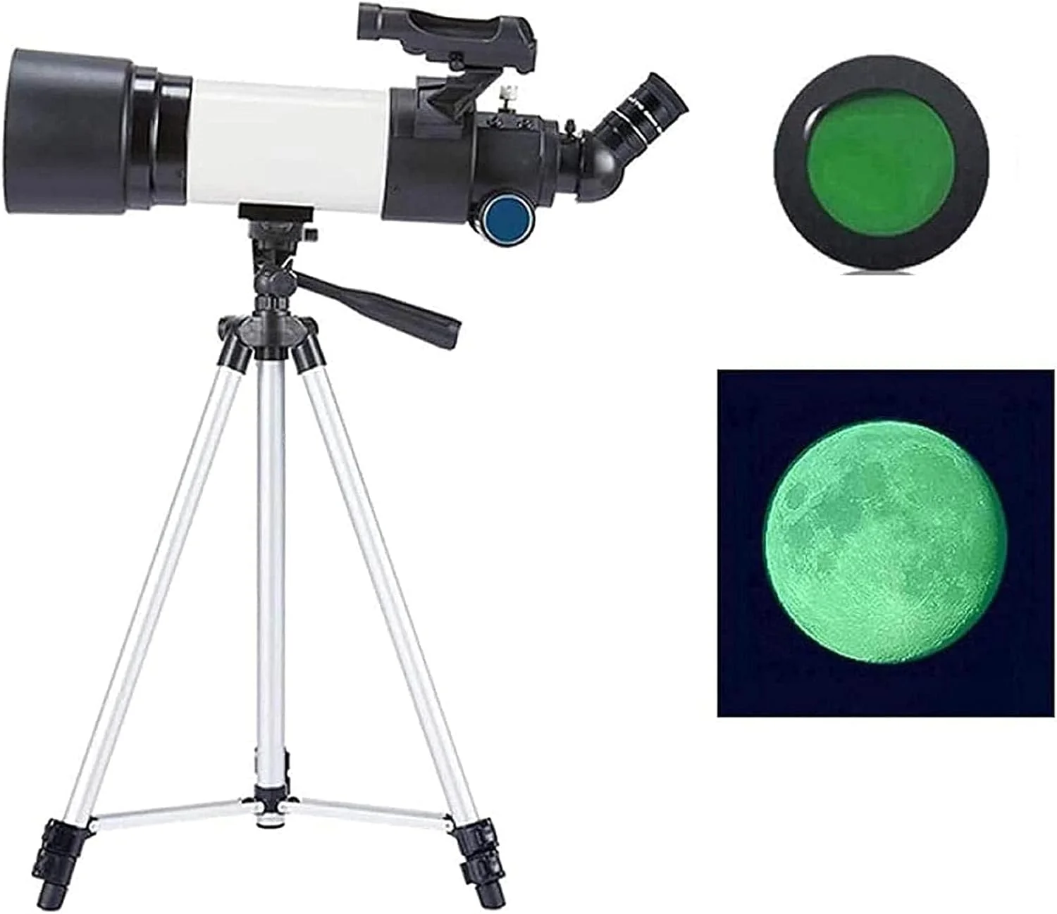 تلسکوپ نجومی مبتدی TEmkin، تلسکوپ کاتادیوپتریک 80 میلی‌متری کودکان، تک‌چشمی آسمان برای کودکان، تلسکوپ‌های شکستنی