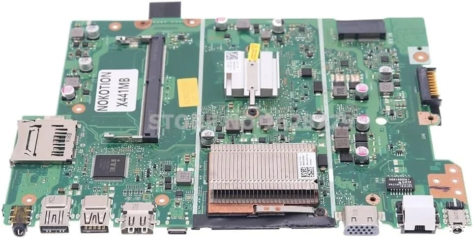 مادربرد X441MB برای لپ تاپ X441 X441M با پردازنده N4000 و گرافیک MX110 2GB
