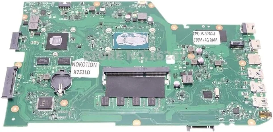 مادربرد X441MB برای لپ تاپ X441 X441M با پردازنده N4000 و گرافیک MX110 2GB