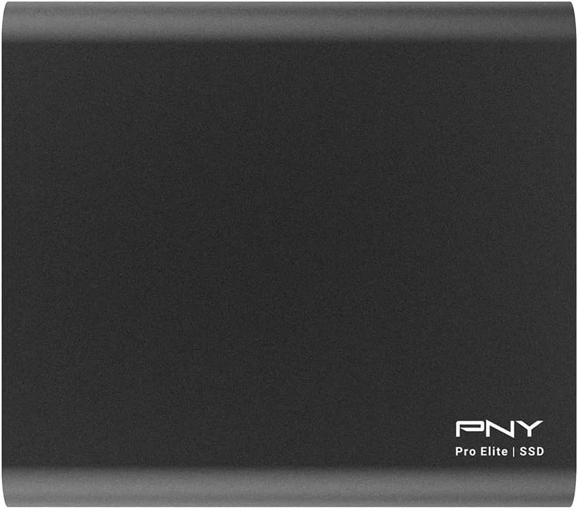 درایو حالت جامد قابل حمل PNY Pro Elite با ظرفیت 1 ترابایت، USB 3.1 Gen 2 Type-C – (PSD0CS2060-1TB-CP)