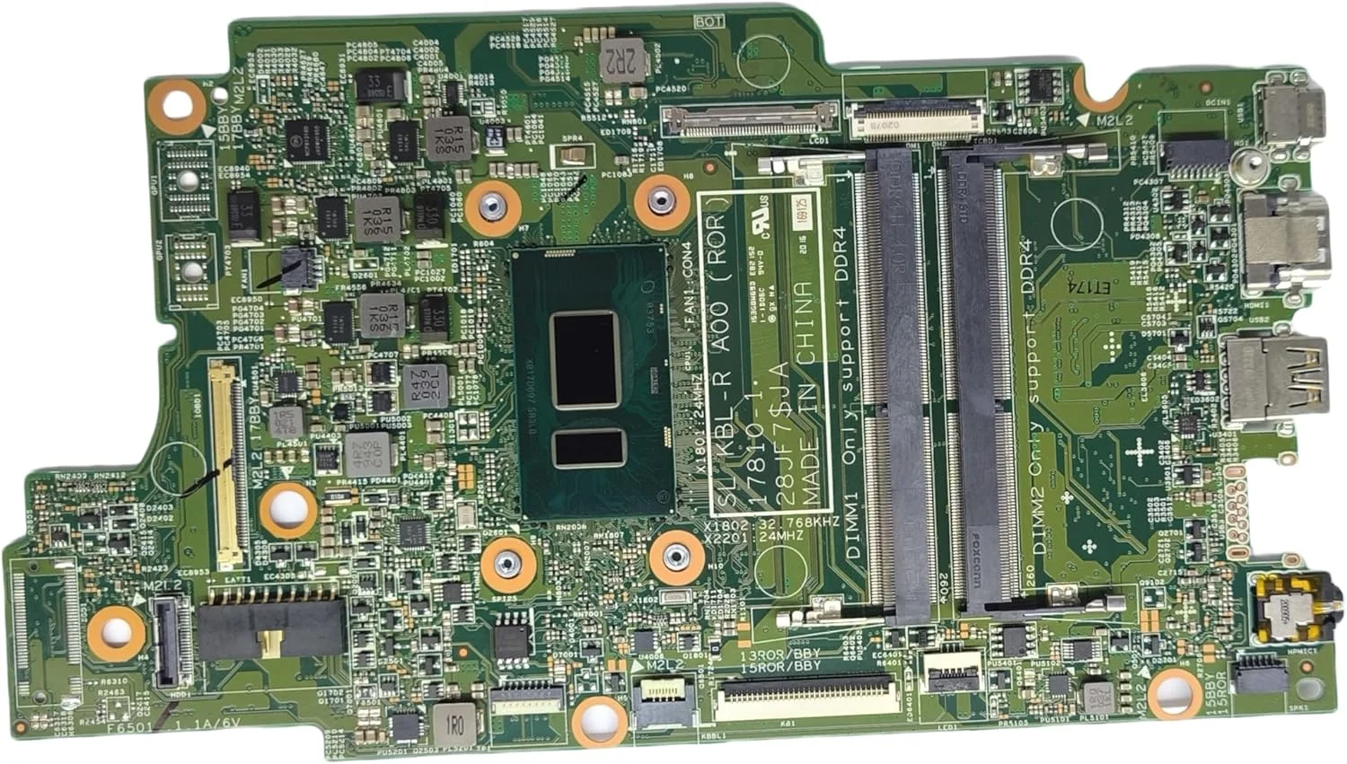 مادربرد جایگزین لپ تاپ مدل SLKBL-RA00 (ROR) 17810-1 مناسب برای Dell Latitude 3390 2-in-1 با پردازنده I5-8250U، شماره قطعه 0K3GFH K3GFH