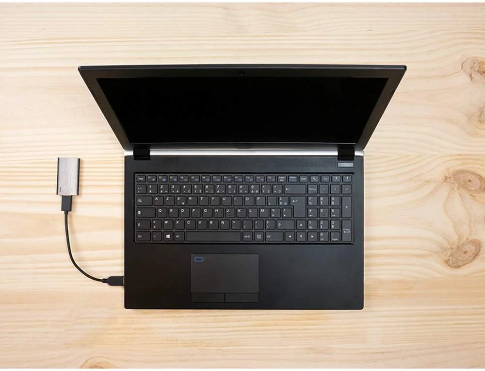 اس اس دی اکسترنال قابل حمل PNY Elite نقره ای USB 3.1 (960 گیگابایت) PSD1CS1050S-960-RB، خاکستری برس خورده