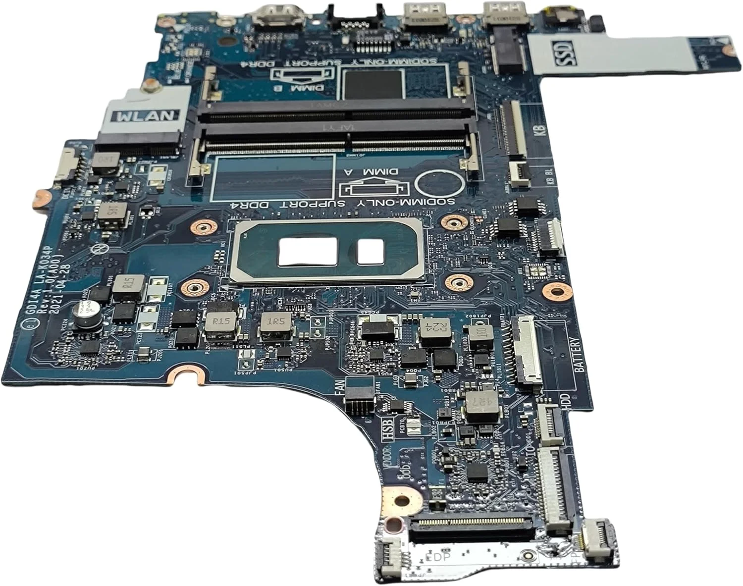 مادربرد جایگزین لپ تاپ GDI4A LA-K034P برای Dell Vostro 3400 با پردازنده Pentium Gold 7505، شماره قطعه 0FVP0F FVP0F