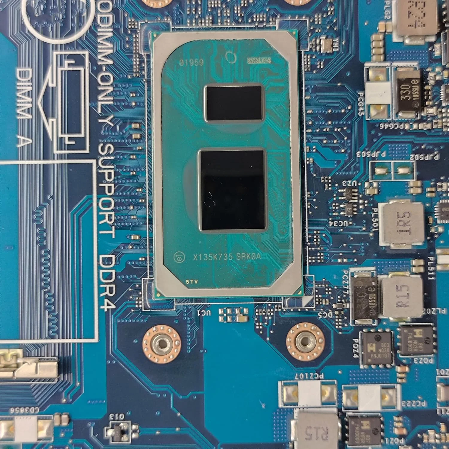 مادربرد جایگزین لپ تاپ GDI4A LA-K034P برای Dell Vostro 3400 با پردازنده Pentium Gold 7505، شماره قطعه 0FVP0F FVP0F