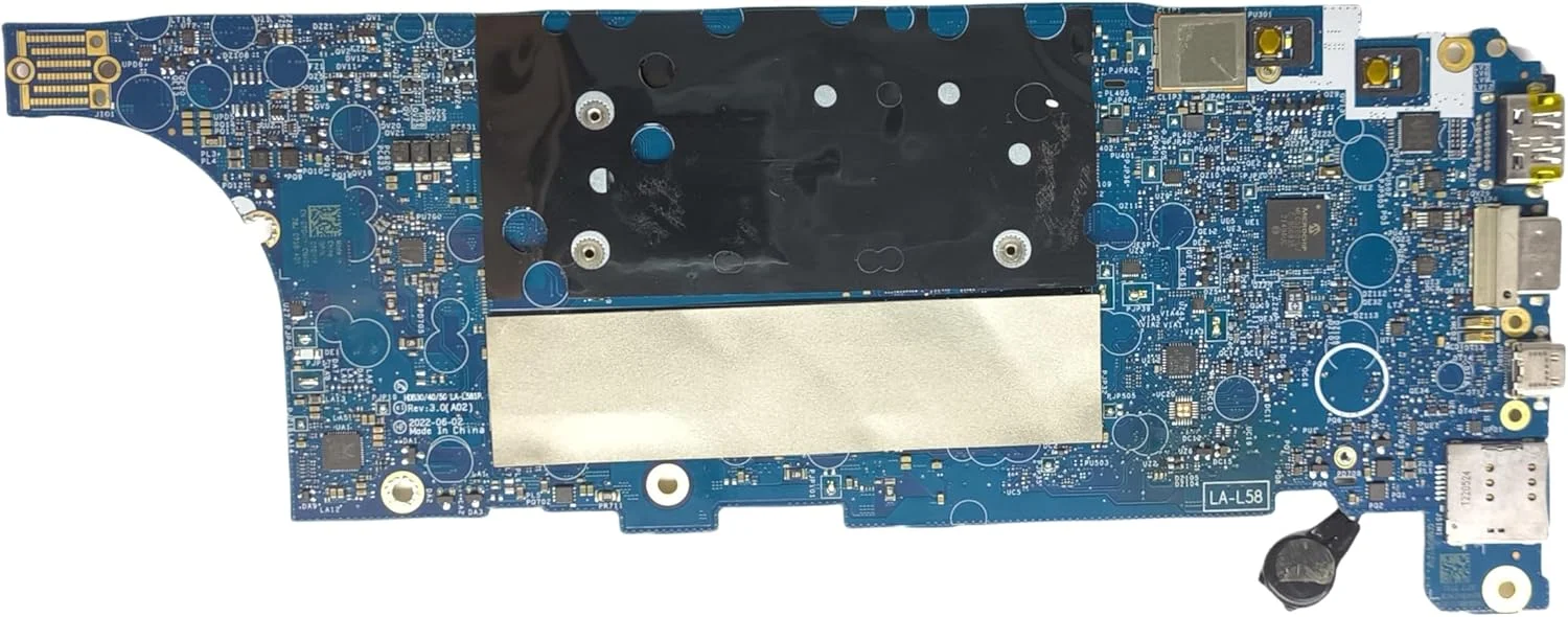 مادربرد جایگزین لپ تاپ HDB30 /40/50 LA-L581P برای Dell Latitude 7430، پردازنده i7-1265U، رم 16 گیگابایت، 02GH1Y 2GH1Y