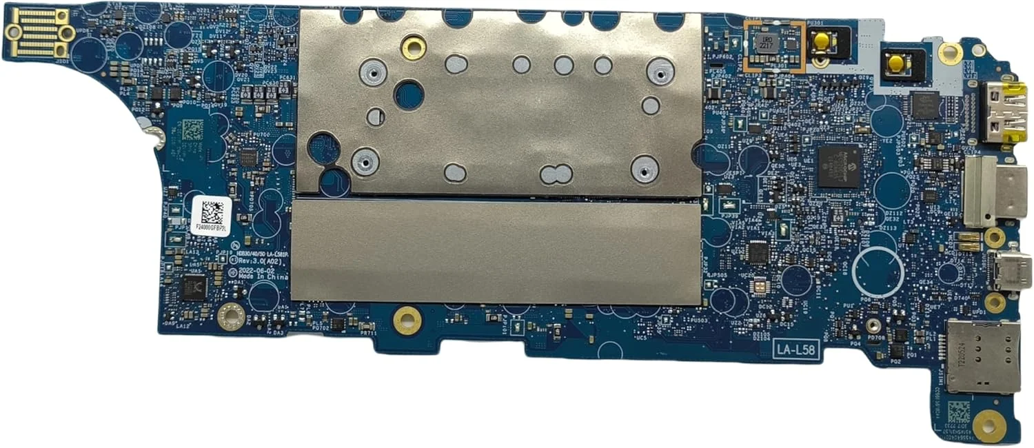 مادربرد جایگزین لپ تاپ مدل HDB30 /40/50 LA-L581P مناسب برای Dell Latitude 7430، دارای پردازنده i5-1245U و 32 گیگابایت رم، شماره قطعه 0CVYRF CVYRF