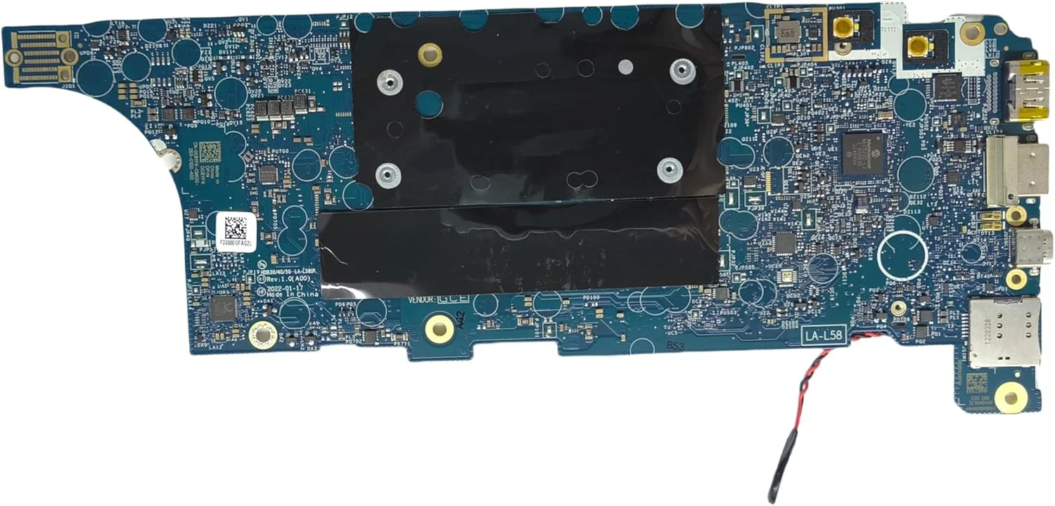 مادربرد جایگزین لپ تاپ HDB30 /40/50 LA-L581P برای Dell Latitude 7530، پردازنده i7-1265U، رم 16 گیگابایت، 0G8YFK G8YFK