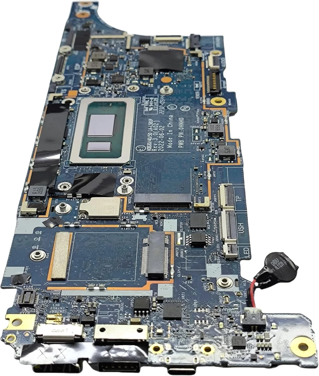 مادربرد جایگزین لپ تاپ HDB30 /40/50 LA-L581P برای Dell Latitude 7430، پردازنده i7-1265U، رم 16 گیگابایت، 02GH1Y 2GH1Y