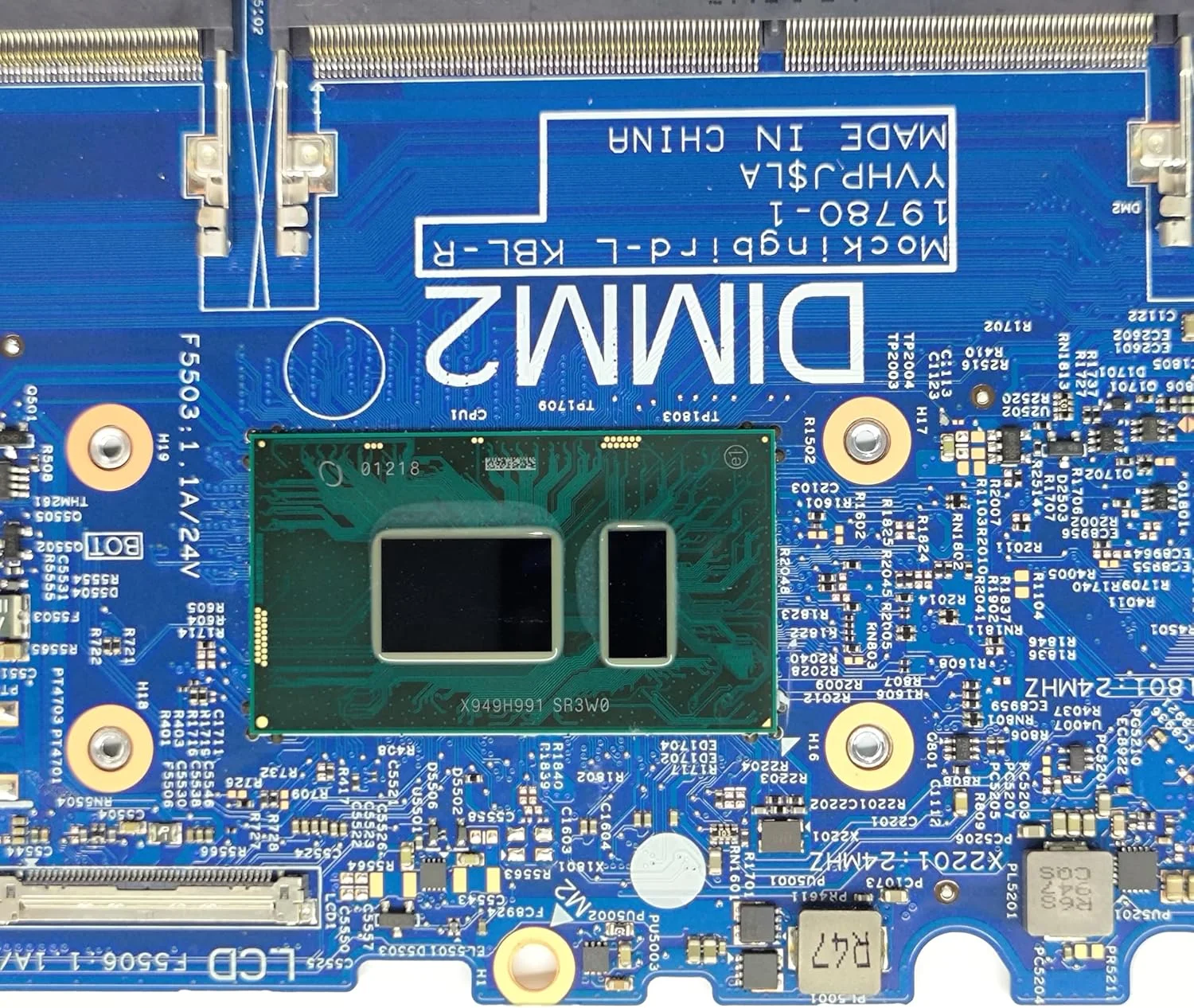 مادربرد جایگزین لپ تاپ Mockingbird-l KBL-R 19780-1 برای Dell Latitude 3410، پردازنده i3-8130U، شماره قطعه 0NHX1J NHX1J