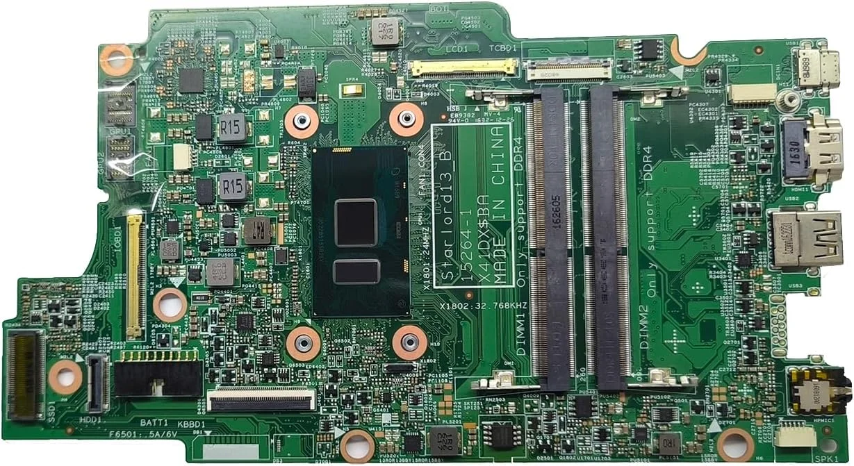 مادربرد جایگزین لپ تاپ مدل Star Lord 13-B 15264-1 برای Dell Insprion 17 7778 2-in-1 با پردازنده i5-6200U شماره قطعه 0KY1XP KY1XP