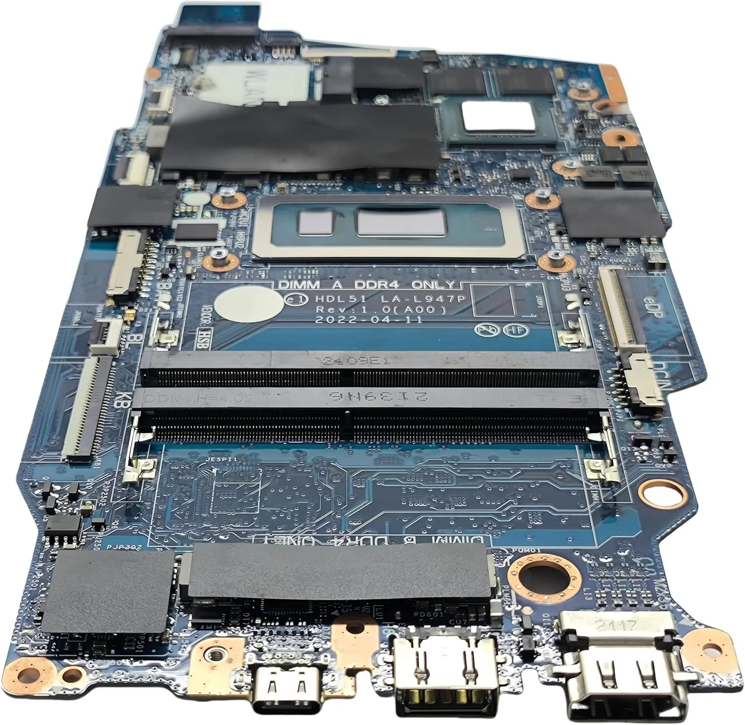 مادربرد جایگزین لپ تاپ HDL51 LA-L947P برای Dell inspiron 15 3520، پردازنده i7-1255U، کارت گرافیک MX550 2G، شماره قطعه 0JPPCX JPPCX