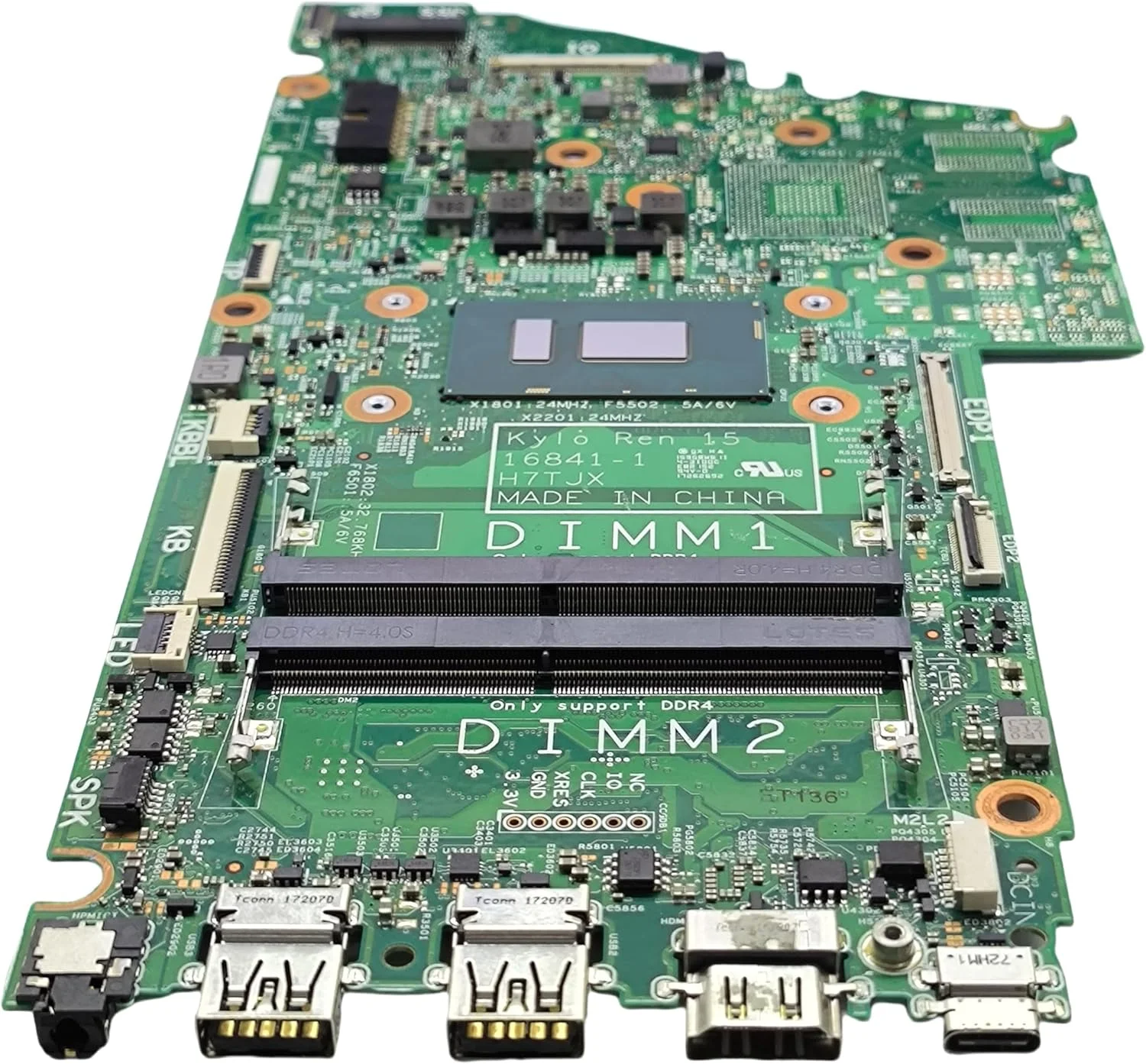 مادربرد جایگزین لپ تاپ Kylo Ren 15 16841-1 برای Dell Insprion 7573 2-in-1، پردازنده I5-8250U، شماره قطعه 0471TW 471TW