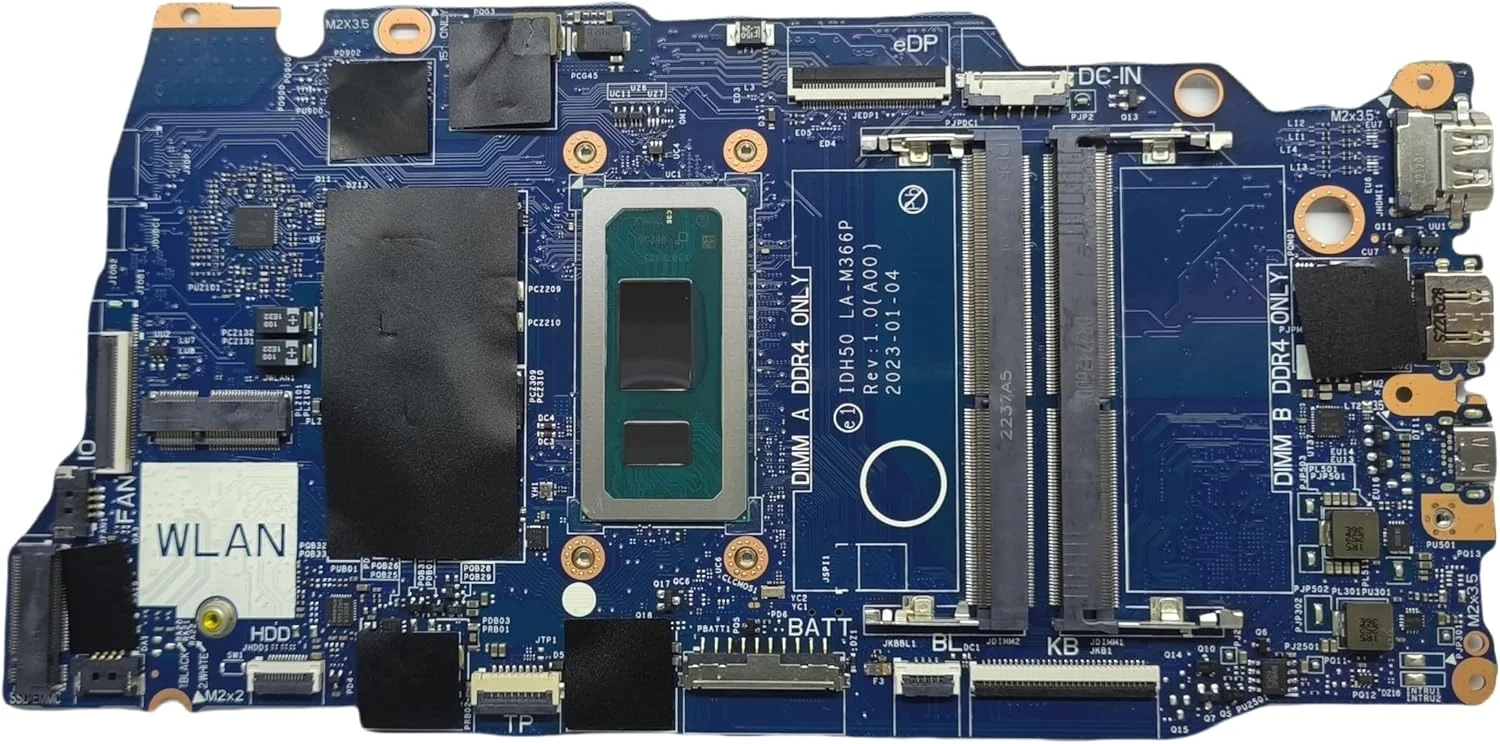 مادربرد جایگزین لپ تاپ IDH50 LA-M366P برای Dell Inspiron 15 3530، برد اصلی سیستم با پردازنده i5-1335U، شماره قطعه 0CH4T7 CH4T7